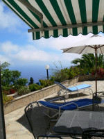 La Palma Bilder Landhaus Tijarafe Terrasse und Meer