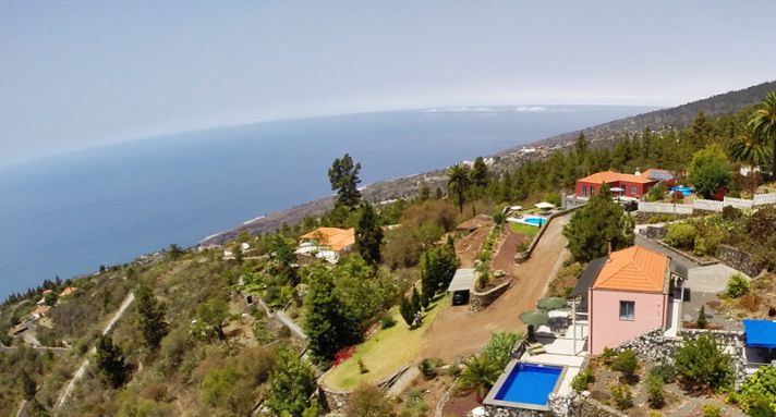 La Palma Bilder alle Villen von Sued Drohne